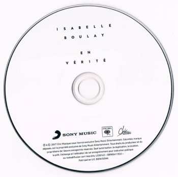 CD Isabelle Boulay: En Vérité DIGI