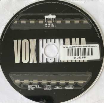 CD Isang Enders: Vox Humana