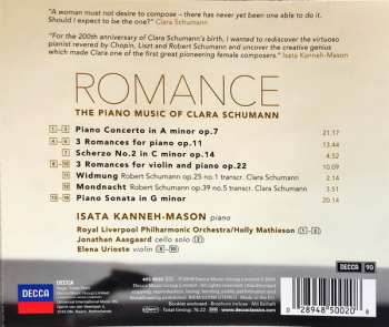 CD Royal Liverpool Philharmonic Orchestra: Romance: The Piano Music Of Clara Schumann