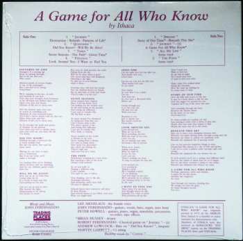 LP Ithaca: A Game For All Who Know