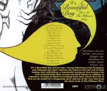 2CD It's A Beautiful Day: Live At The Fillmore West (The Fillmore 1 July 1971)