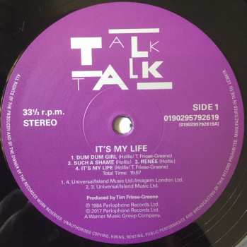 LP Talk Talk: It's My Life