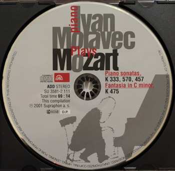 CD Ivan Moravec: Ivan Moravec Plays Mozart