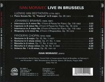 CD Ivan Moravec: Live In Brussels