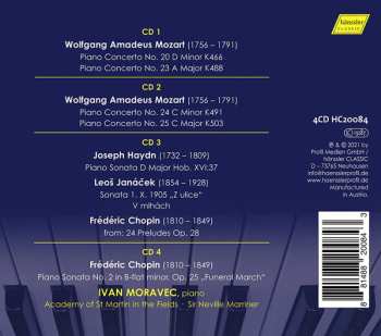 4CD Ivan Moravec: Mozart, Chopin, Janácek, Haydn