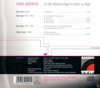 CD Iveta Apkalna: Iveta Apkalna Plays ...Touch Down In Riga