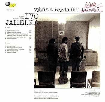 LP Ivo Jahelka: Výpis Z Rejstříku Lásek