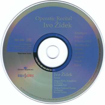 CD Ivo Žídek: Operatic Recital