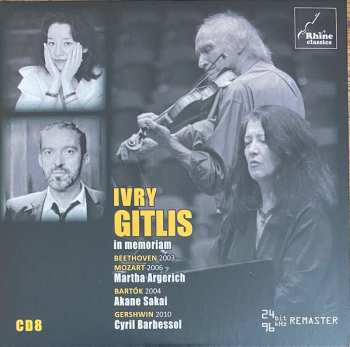 9CD/Doos Ivry Gitlis: In Memoriam / Inédits Et Introuvables