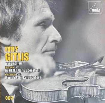 9CD/Doos Ivry Gitlis: In Memoriam / Inédits Et Introuvables