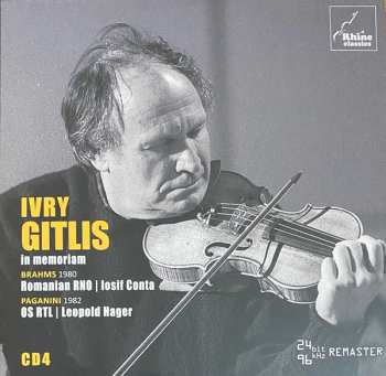 9CD/Doos Ivry Gitlis: In Memoriam / Inédits Et Introuvables