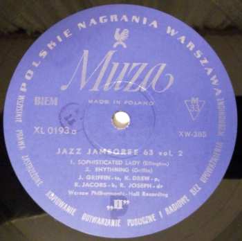 LP Johnny Griffin: Jazz Jamboree 63 Vol. 2