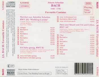 CD Johann Sebastian Bach: Favourite Cantatas