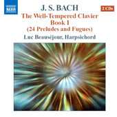 2CD Johann Sebastian Bach: The Well-Tempered Clavier Book I (24 Preludes And Fugues)