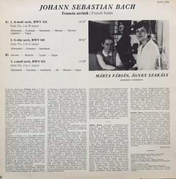 LP Johann Sebastian Bach: French Suites BWV 813, 814, 816
