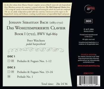 2CD Johann Sebastian Bach: Das Wohltemperierte Clavier: Book I