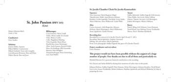 2CD Johann Sebastian Bach: St. John Passion