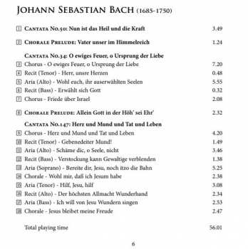 CD Johann Sebastian Bach: Cantatas 34, 50, 147
