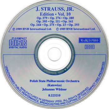 CD Johann Strauss Jr.: J. Strauss, Jr.:  Edition • Vol. 10
