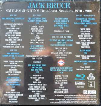 4CD/Doos/2Blu-ray Jack Bruce: Smiles And Grins (Broadcast Sessions 1970-2001)