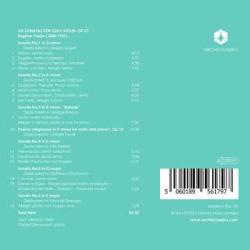 CD Eugene Ysaye: Ysaÿe