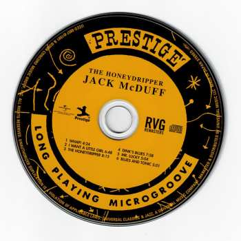 CD Brother Jack McDuff: The Honeydripper