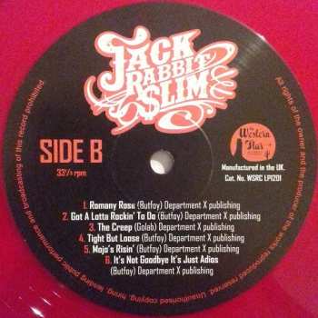 LP Jack Rabbit Slim: Despedida