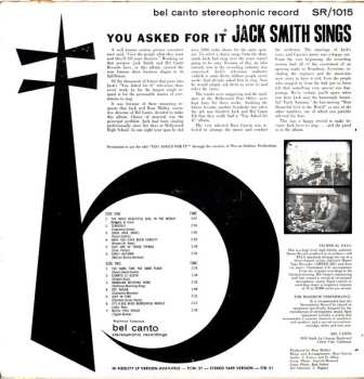 LP Russell Garcia And His Orchestra: You Asked For It - Jack Smith Sings