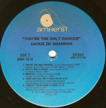 LP Jackie DeShannon: You're The Only Dancer
