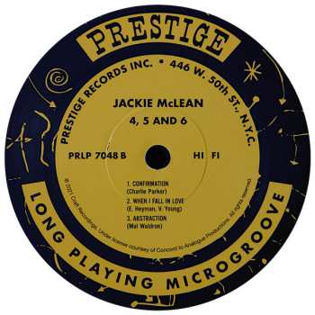 LP Jackie McLean: 4, 5 And 6 LTD