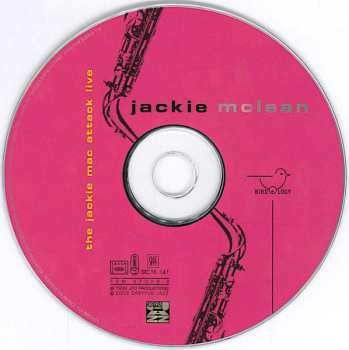 CD Jackie McLean: The Jackie Mac Attack  Live
