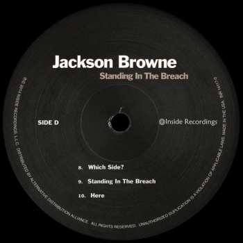 2LP Jackson Browne: Standing In The Breach