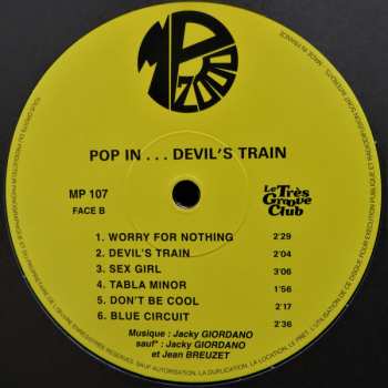 LP Jacky Giordano: Pop In... Devil's Train