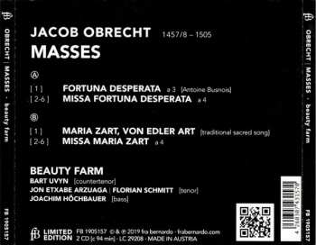 2CD Jacob Obrecht: Masses LTD