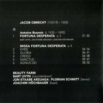2CD Jacob Obrecht: Masses LTD