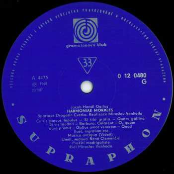 LP Jacobus Gallus: Moralia