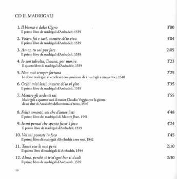 3CD/Doos Cappella Mediterranea: Motetti - Madrigali - Chansons