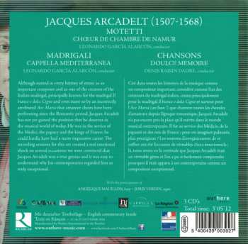 3CD/Doos Cappella Mediterranea: Motetti - Madrigali - Chansons
