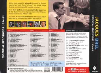 3CD Jacques Brel: Essential Recordings 1954-62