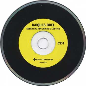 3CD Jacques Brel: Essential Recordings 1954-62