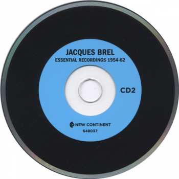 3CD Jacques Brel: Essential Recordings 1954-62
