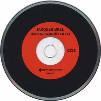 3CD Jacques Brel: Essential Recordings 1954-62