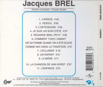 CD Jacques Brel: J'Arrive
