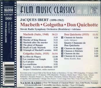 CD Jacques Ibert: Macbeth • Golgotha • Don Quichotte