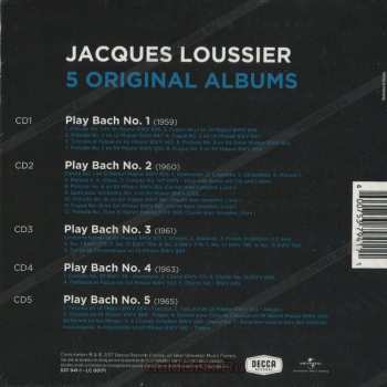 5CD Jacques Loussier: 5 Original Albums