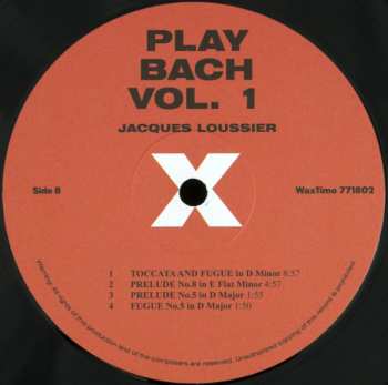 LP Jacques Loussier: Play Bach No.1 LTD