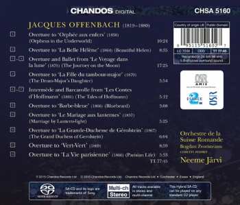 SACD L'Orchestre De La Suisse Romande: Neeme Järvi Conducts Offenbach