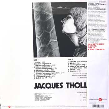 LP Jacques Thollot: Quand Le Son Devient Aigu, Jeter La Girafe À La Mer. LTD