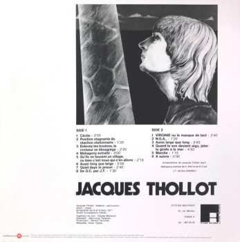 LP Jacques Thollot: Quand Le Son Devient Aigu, Jeter La Girafe À La Mer. LTD