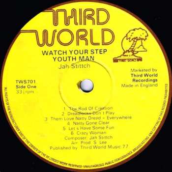 LP Jah Stitch: Watch Your Step Youthman